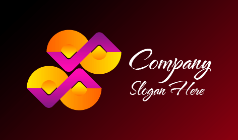 Logotipo Abstracto Con Degradado Creativo