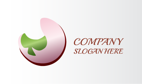 Logotipo Abstracto Rosa Claro