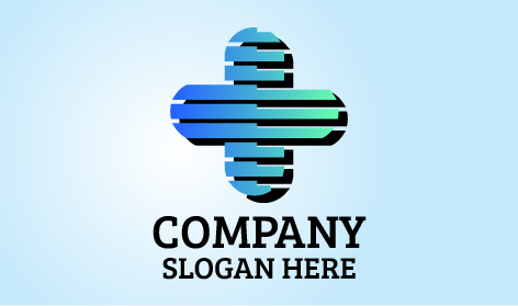 Logotipo Abstrato De Assistência Médica