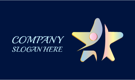 Logotipo Abstrato Estrela Premium