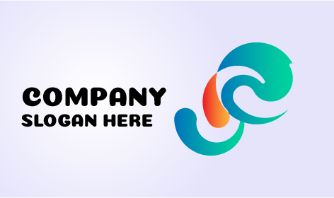 Logotipo Com Padrão Abstrato Em Espiral