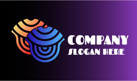 Logotipo De Gráficos Abstratos Giratórios