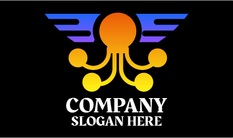 Logotipo Abstrato De Polvo Amarelo