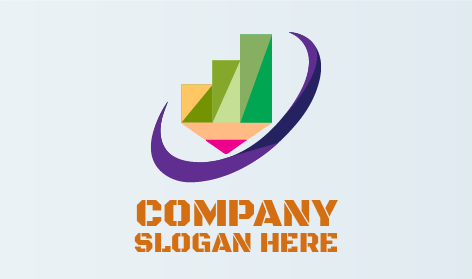 Creative Pencil Graph Accountant Logo