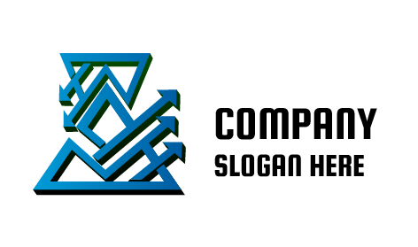 Diverse Frecce Di Crescita Logo Contabile