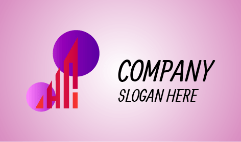 Logo Contabile Grafico Inclinato