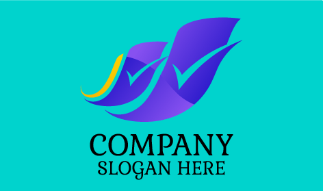 Logo Contabile Astratto Scintillante