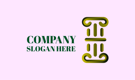 Logótipo Do Advogado Do Pilar De Advocacia