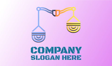 Logótipo Do Advogado De Escala De Património