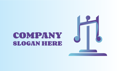 Logótipo Do Advogado Em Escala Gradiente