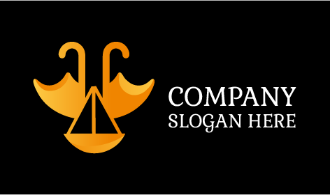 Logótipo Do Advogado De Julgamento Honesto