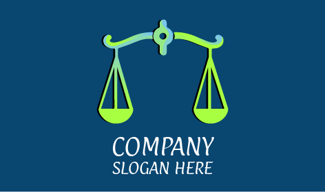 Logótipo Do Advogado Harmonia Da Justiça