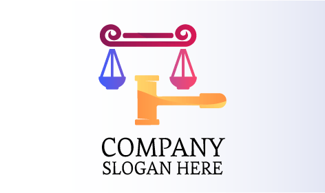 Logótipo Da Justiça Do Escritório De Advogados