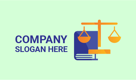 Logótipo Do Advogado Em Escala Laranja