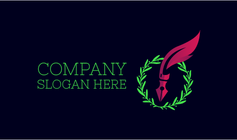 Quill Nib Advogado Logótipo