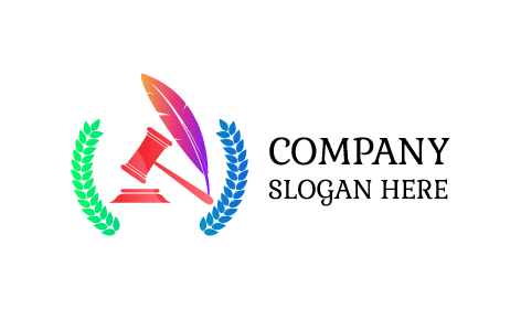 Logotipo Do Escudo Do Advogado Da Pena De Pena