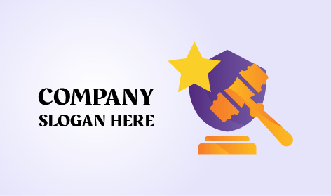 Logótipo Star Gavel Advogado