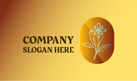 Logo d'art floral décoratif esthétique