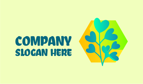 Logo esthétique en forme de pétales de cœur