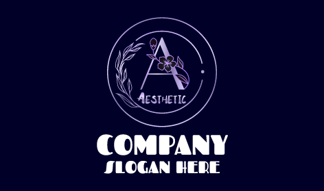 Logo Monogram Huruf Estetika