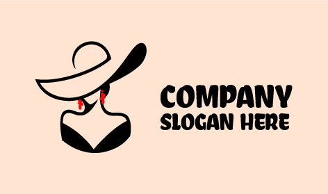 Logo de fashionista moderne et esthétique