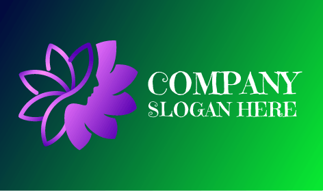 Logo Esthétique De Fleur Heureuse