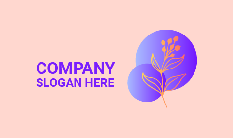 Logo de fleur esthétique en fleurs