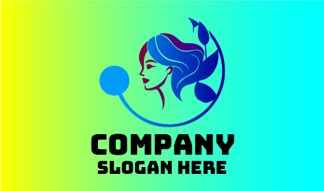 Logo Esthétique Au Visage Charmant