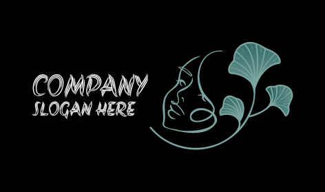 Face Silhouette Aesthetic Logo