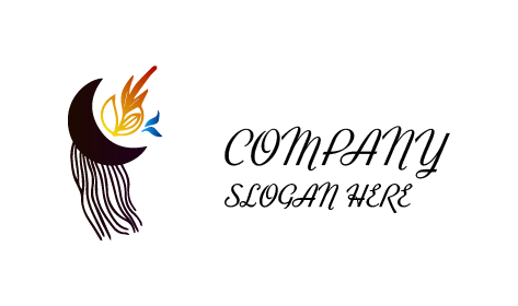 Logo Esthétique De La Lune Nocturne