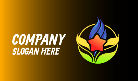 Logo Esthétique Étoile Orange