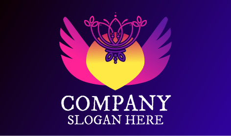 Scintillating Wings Aesthetic Logo