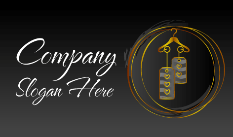 Logotipo Estético De Corazones Dorados Pequeños