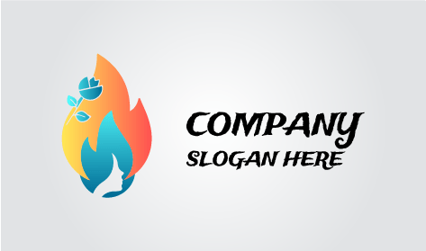 Logo Esthétique De La Rose En Flèche