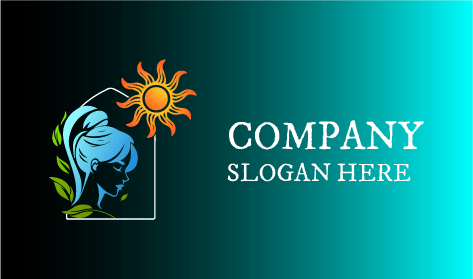 Ästhetisches Logo „sun Warmth“