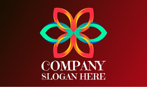 Logo Esthétique Fleur Vibrante