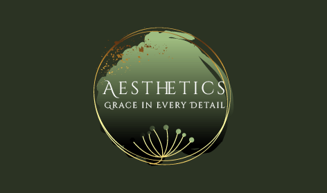 Logo Esthétique À Typographie Blanche