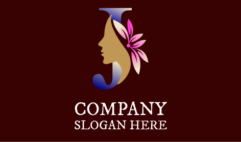 Logo de silhouette esthétique de femme