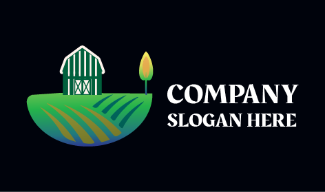 Agriculture Field Farm Logo