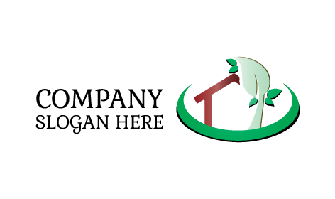 Kahverengi Ev Tarım Logosu