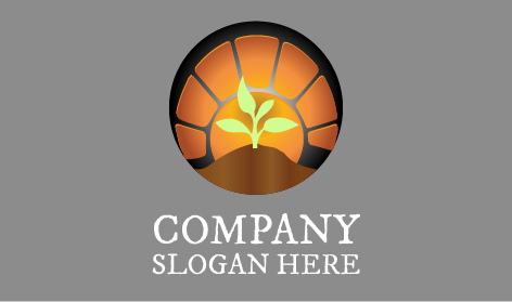 Kahverengi Toprak Tarım Logosu