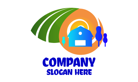 Conifers Trees Agriculture Logo