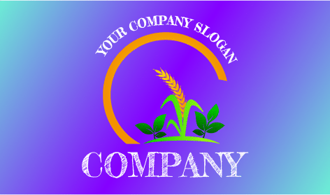 Logo Pertanian Tanaman