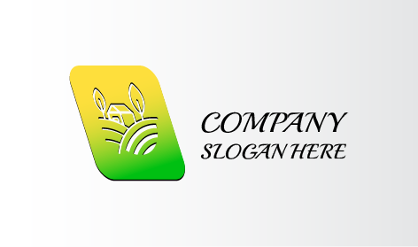 Logotipo De Agricultura De Mascota De Granja