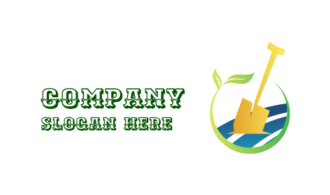 Logotipo Da Agricultura Da Pá Agrícola