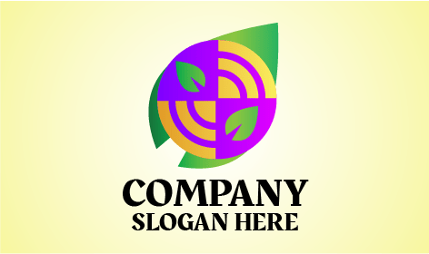 Logo De L'agriculture à Feuilles éblouissantes