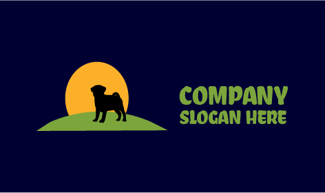 Logo Mit Wachhund Für Die Landwirtschaft
