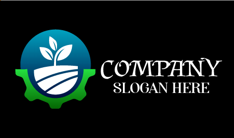 Logo Per L'agricoltura Dello Sviluppo Dei Germogli