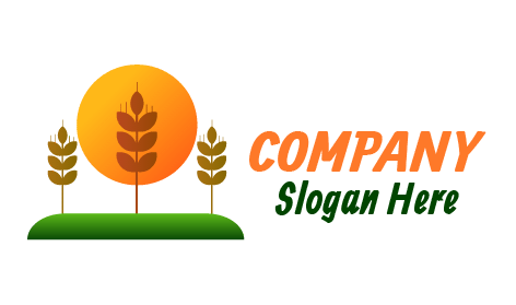 Logo Für Die Vegetative Phase Der Weizenlandwirtschaft