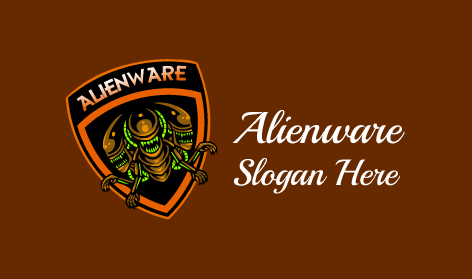Yeşil Dişler Alienware Logosu